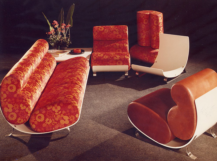 Mussi sofa and armchairs '60s - '70s