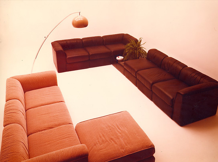 Mussi sectional sofas '60s '70s