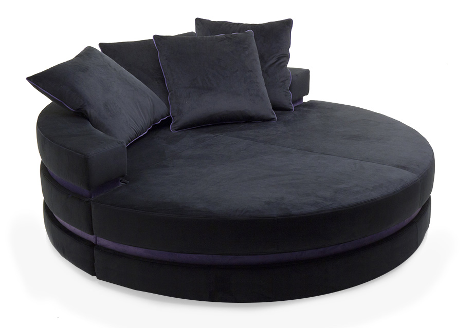 Mussi custom projects: tailormade Italian furniture, round sofa