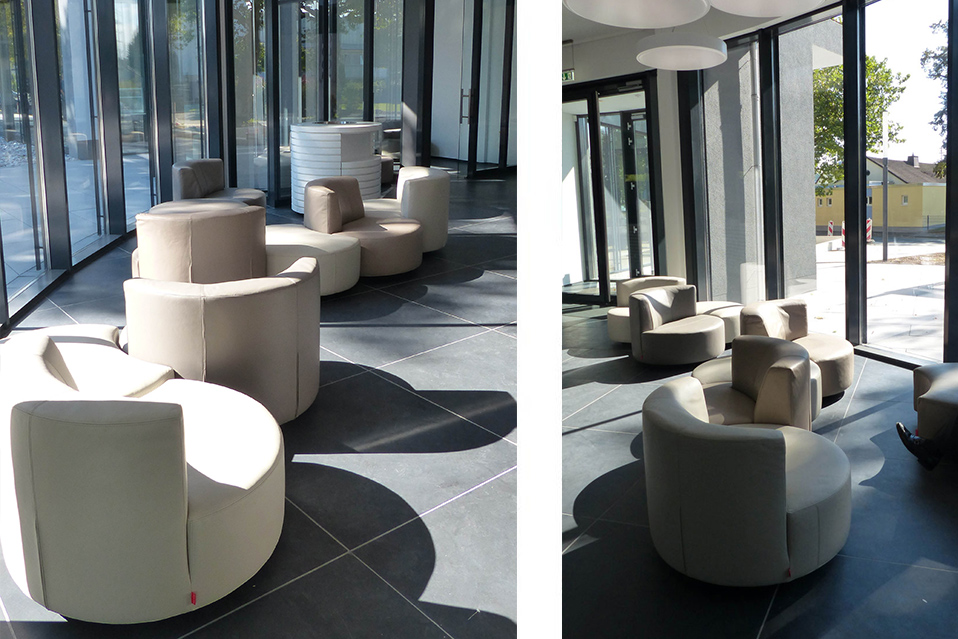 Mussi contract projects: Firma Heinrich Georg GmbH interiors armchairs